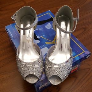 Silver heels